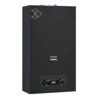 Колонка газова димохідна Koer KWH.G0110 BLACK 10 л/хв, BLACK(KR5554)